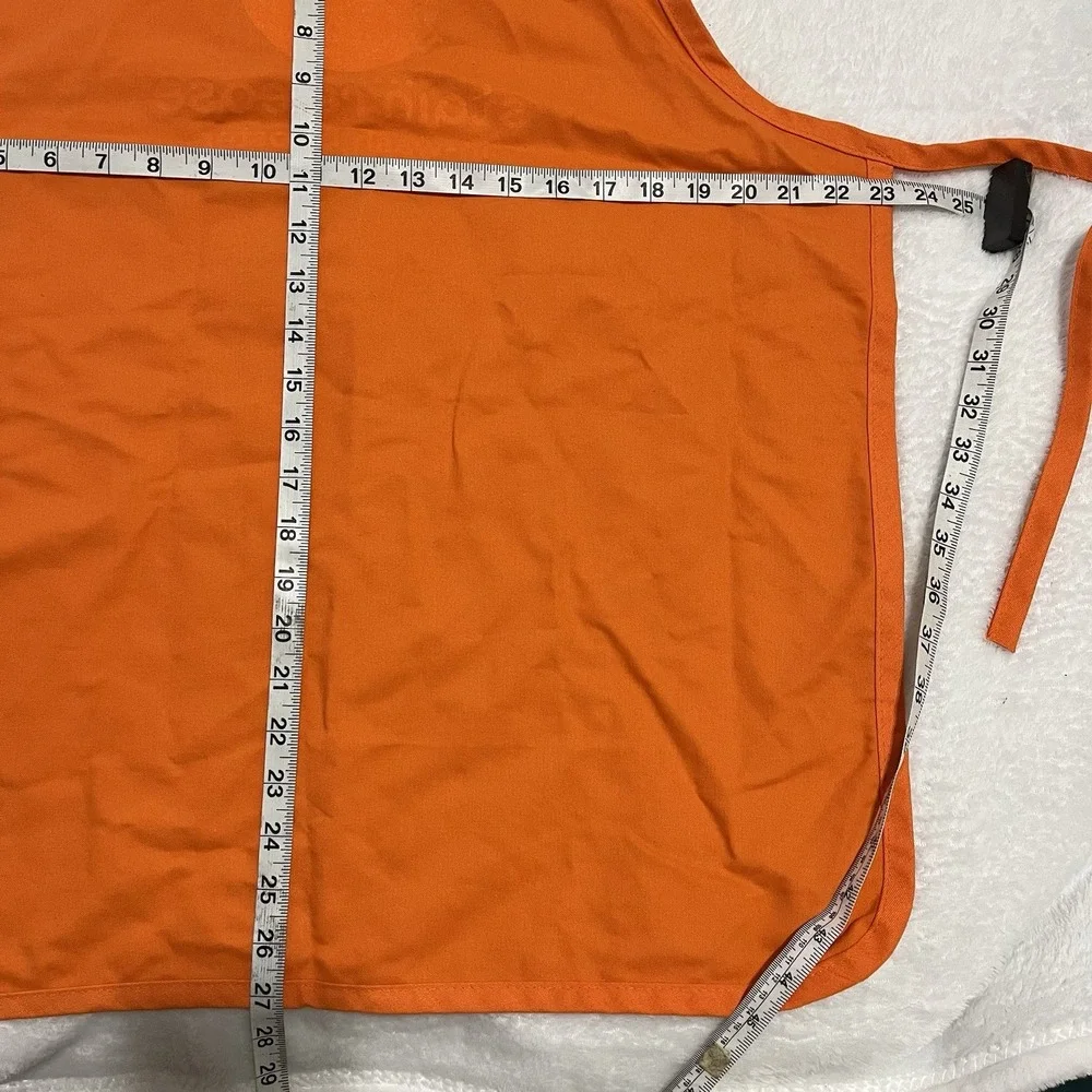 TIDE Laundry Cooking Apron Bright Orange Stain Release In-Wash Booster Costume